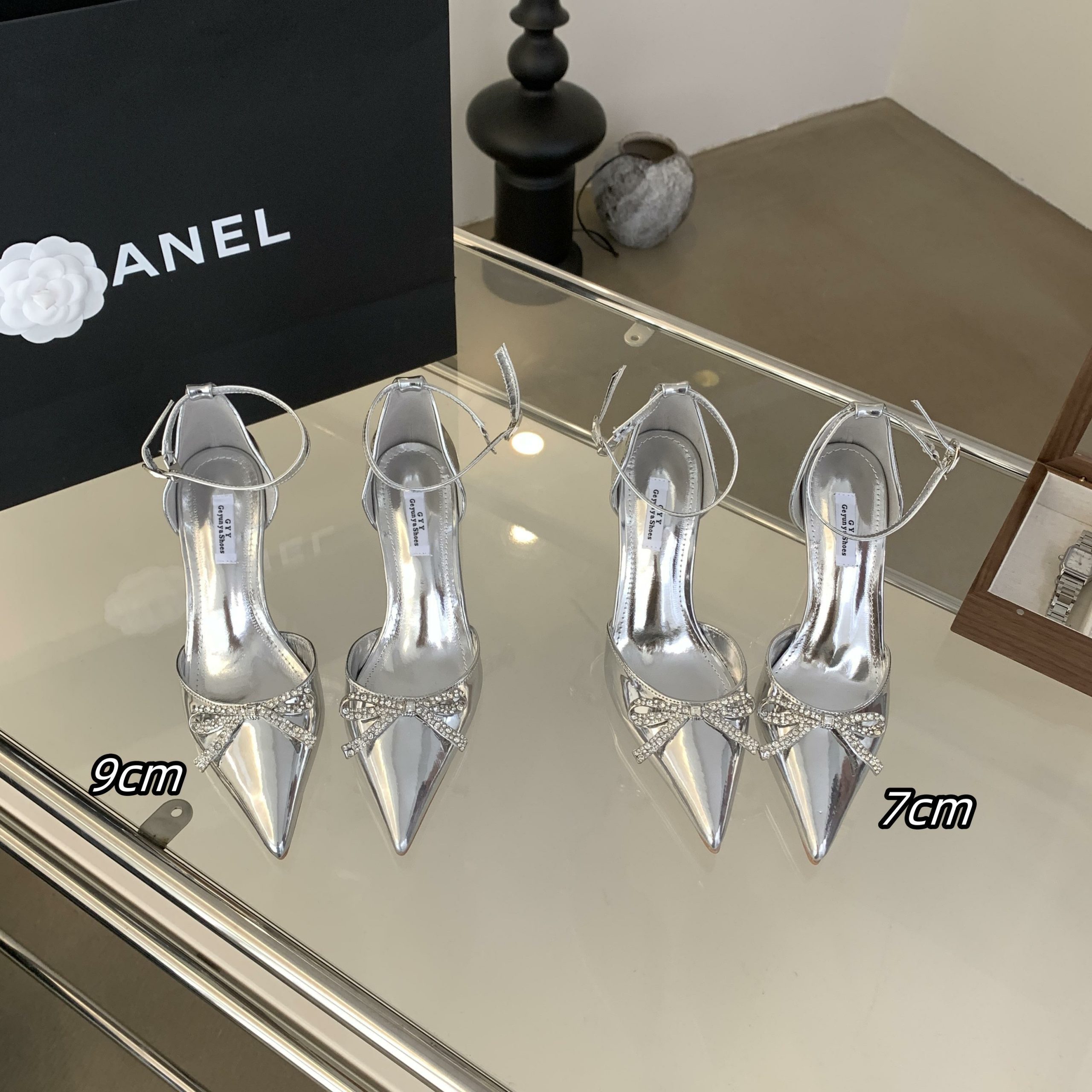 New Style High Heel Wedding Shoes Pointed Toe 35-40