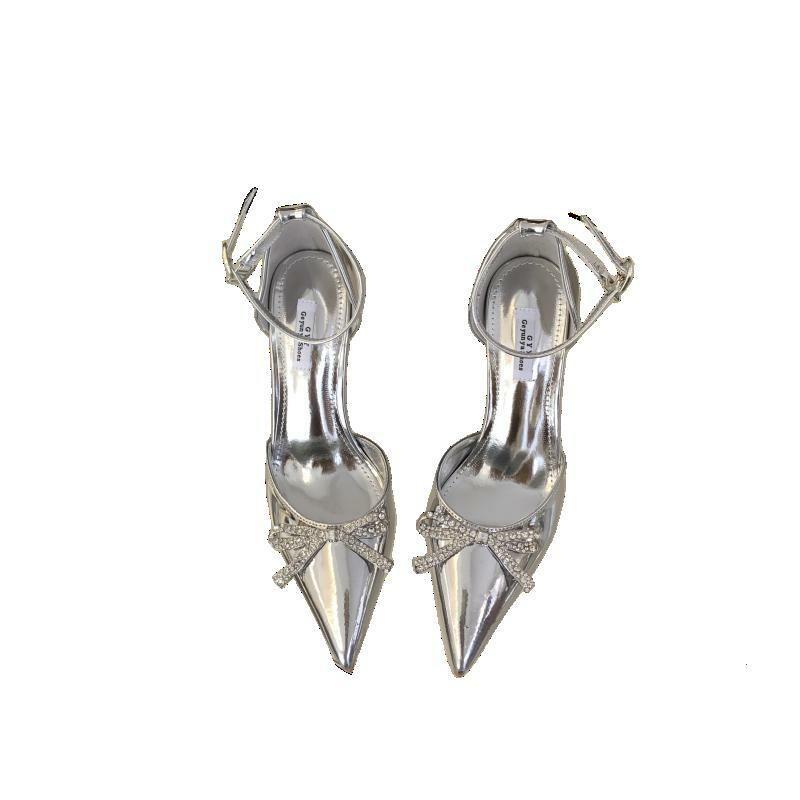 New Style High Heel Wedding Shoes Pointed Toe 35-40 - Image 5
