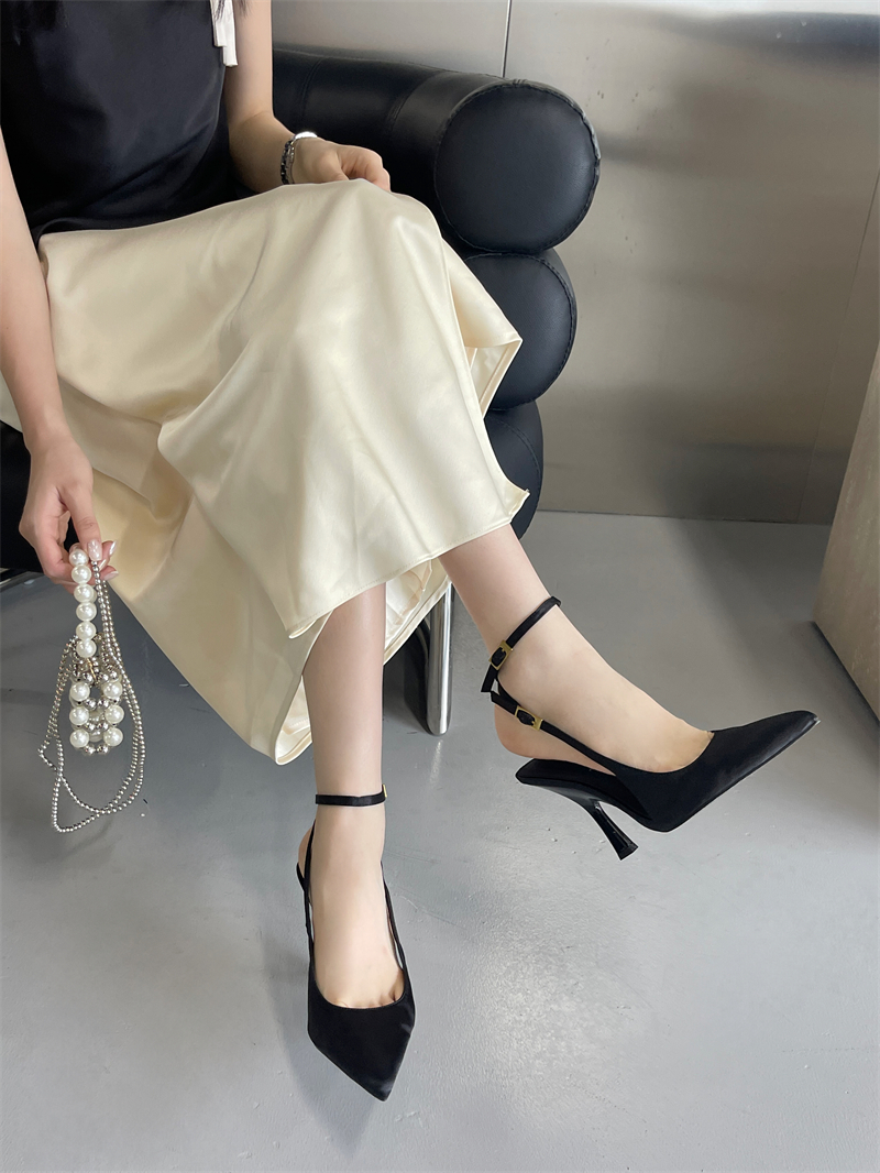 2025 New Spring Autumn High Heel Ankle Strap Sandals Women's Heels - Image 4